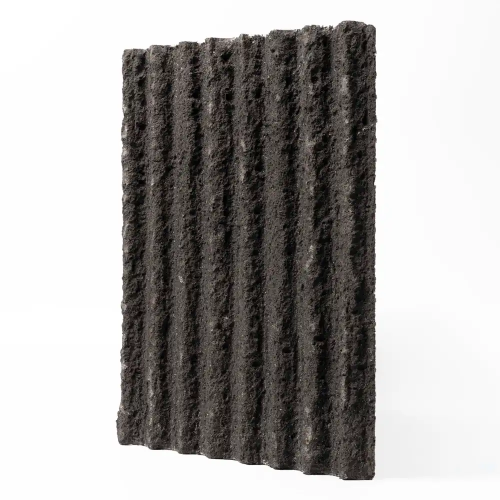 Attico Flexi Stone Panel (1.68 m²) Round Line Stone Dark Grey 2800 x 600 x 3 - 5 mm