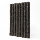 Attico Flexi Stone Panel (1.68 m²) Round Line Stone Dark Grey 2800 x 600 x 3 - 5 mm