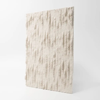 Attico Flexi Stone Panel (1.98 m²) Ridged Stone Beige 2950 x 670 x 8 - 10 mm