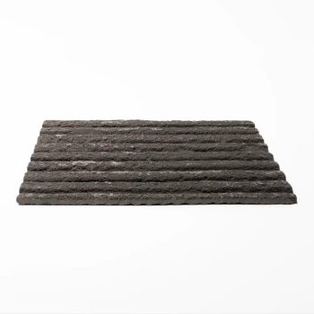 Attico Flexi Stone Panel (1.68 m²) Round Line Stone Dark Grey 2800 x 600 x 3 - 5 mm