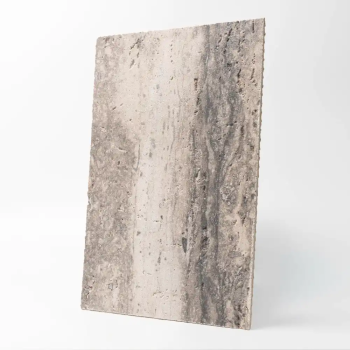 Attico Flexi Stone Panel (1.44 m²) Liner Travertine Light Grey 2400 x 600 x 3 – 5 mm