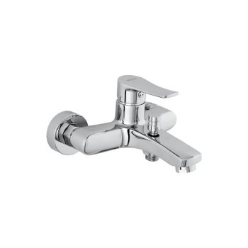 Milano Charming Bathtub Faucet with Handheld Shower Set, Chrome