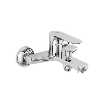 Milano Verdi Bathtub Faucet with Handheld Shower Set, Chrome