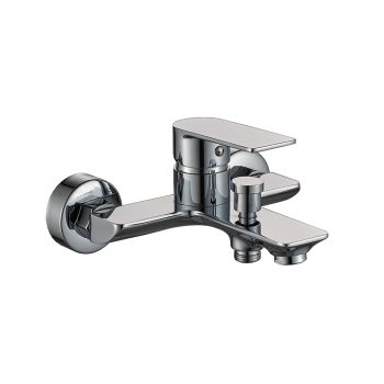 Milano Lemo Bathtub Faucet with Handheld Shower Set, Chrome