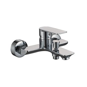 Milano Lemo Wall-Mounted Shower Mixer Valve, Chrome