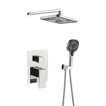 Milano Metro Plus 2-Way Concealed Shower System, Chrome