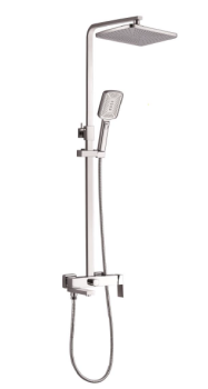 Milano Metro Plus Complete Rain Shower System, Chrome