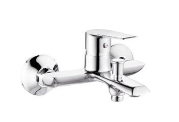 Milano Hana Bathtub Faucet with Handheld Shower Set, Chrome
