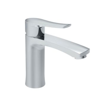 Milano Charming Bathroom Sink Faucet with Pop-Up Drain, Chrome