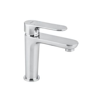 Milano Verdi Bathroom Sink Faucet with Pop-Up Drain, Chrome