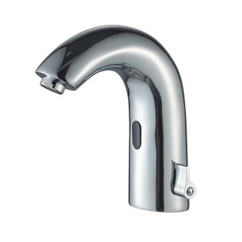 Milano Aliz Automatic Sensor Faucet, Touchless Hot & Cold Mixer for Bathroom Sink, Chrome