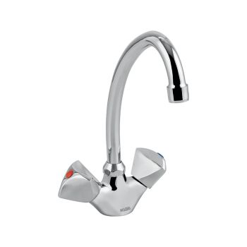 Milano Classic Single-Hole Kitchen Faucet, Chrome