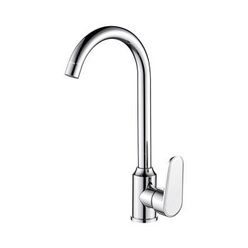 Milano Cary Single-Handle Kitchen Sink Faucet, Swivel Spout, Chrome