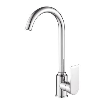 Milano Catch Single-Handle Kitchen Sink Faucet, Swivel Spout, Chrome