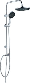 Milano Metro Plus Round Shower Column System, Chrome