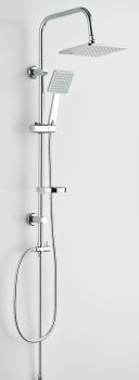 Milano Livia Square Shower Column System, Chrome