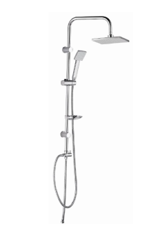 Milano Plus Fire Shower Column System, Chrome