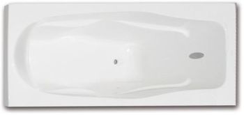 Milano Acrylic Drop-In Bathtub, 170x70cm, White