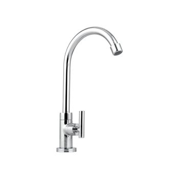 Milano Sam Deck-Mounted Kitchen Tap, Cold Water Only, Stainless Steel