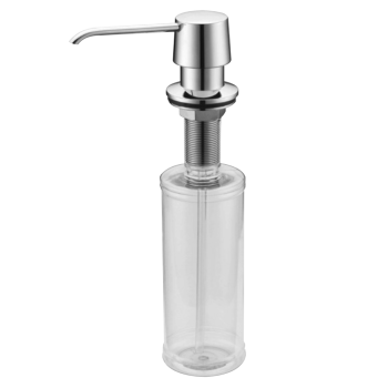 Milano Built-in Undermount Sink Soap Dispenser, 500ml Bottle, Chrome Head
