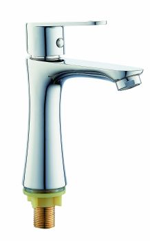 Milano Eco Luis Basin Tap, Cold Water, Chrome