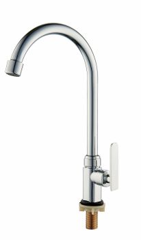 Milano Eco Jone Single Basin Tap, Cold Water Only, Chrome
