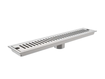 Milano 60cm Linear Shower Drain with Grate Cover, 304 Stainless Steel