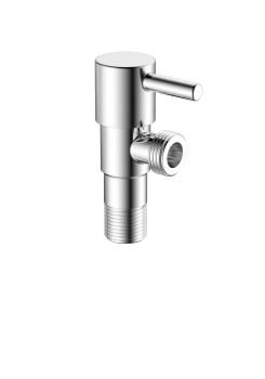 Milano Carry Angle Valve, 1/2-Inch Water Shut-Off Valve, Chrome Finish