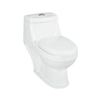 Milano Two-Piece Toilet, S-Trap 250mm, White