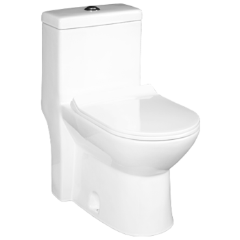Milano Two-Piece Toilet, S-Trap 250mm, White, Model 0098D