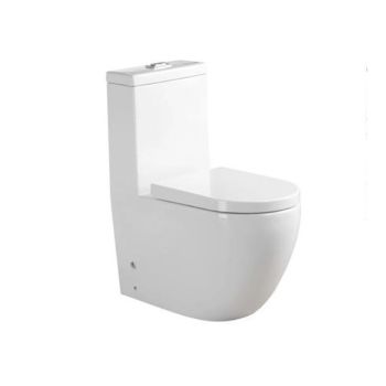 Milano Two-Piece Toilet, S-Trap 250mm, White, Model 299