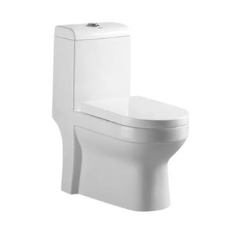 Milano Siphonic One-Piece Toilet, S-Trap 300mm, White