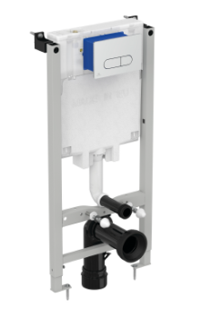 Ideal Standard Eco 2.0 Concealed Cistern with Chrome Dual-Flush Actuator Plate