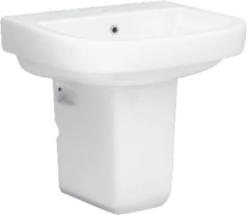 Milano Nero Wall-Hung Bathroom Sink, Ceramic