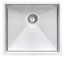 Milano Single Bowl 304 Stainless Steel Kitchen Sink with Fittings, 45x45cm, Brushed Finish