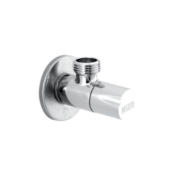 Milano Crown Solid Brass Angle Valve, 1/2-Inch Heavy-Duty Water Shut-Off