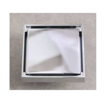 Milano 15x15cm Tile-Insert Square Floor Drain, 304 Stainless Steel