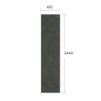 MIRROR ENGRAVED LAMINATE SHEET LSD 3835 COPPER+DARKER CHARCOAL 2’x8’x1.5MM