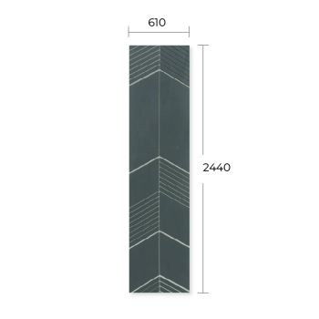 MIRROR ENGRAVED LAMINATE SHEET LSD 3805 SILVER+DARK GREY 2’x8’x1.5MM