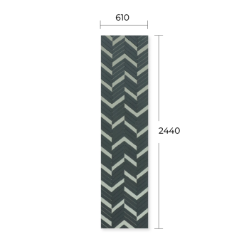 MIRROR ENGRAVED LAMINATE SHEET LSD 6062-2# SILVER+DARK GREY 2’x8’x1.5MM