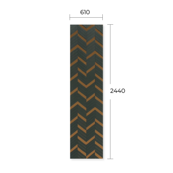 MIRROR ENGRAVED LAMINATE SHEET LSD 6063-2# COPPER+DARKER CHARCOAL 2’x8’x1.5MM