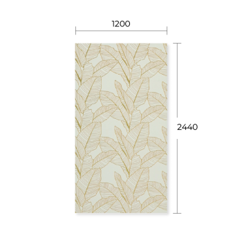 MIRROR ENGRAVED LAMINATE SHEET LSD 3830 GOLD+WHITE 4’x8’x1.5MM