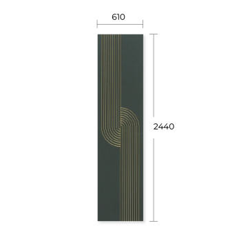 MIRROR ENGRAVED LAMINATE SHEET LSD 6074-3# GOLD+ DARKER CHARCOAL 2’x8’x1.5MM
