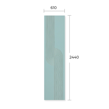 MIRROR ENGRAVED LAMINATE SHEET LSD 6075-3# SILVER+BLUISH GREY 2’x8’x1.5MM
